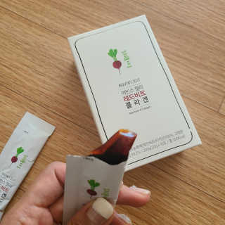 유유네이처 머빈스 젤리 레드비트 콜라겐 — 4점을 준 리뷰어가 2020년 4월 올린 사용 사진