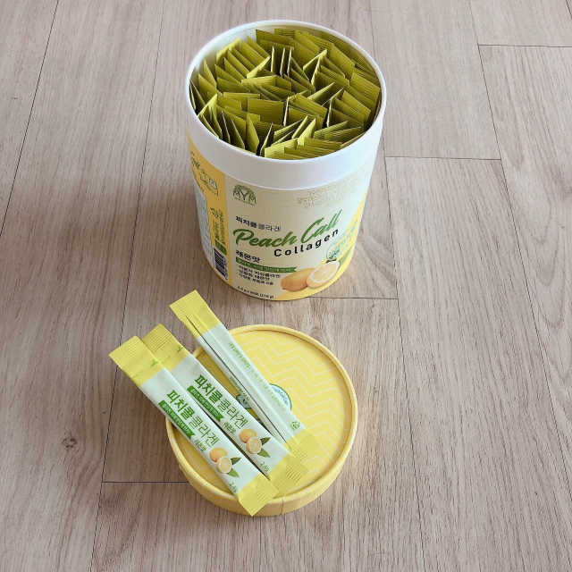 피치콜 콜라겐 레몬맛 리뷰 사진