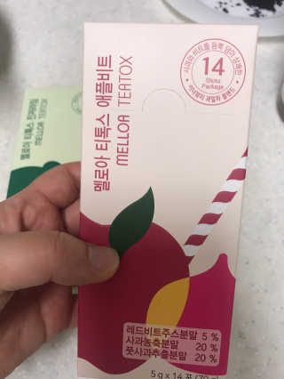 멜로아티톡스 애플비트, 진저라임 상큼하게 가벼워질 땐 멜로아티톡스 애플비트 진저라임 — 5점을 준 리뷰어가 2020년 5월 올린 사용 사진
