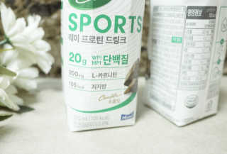 셀렉스스포츠 셀렉스 스포츠 드링크 초콜릿 _ 330ml x 12팩 — 5점을 준 리뷰어가 2020년 11월 올린 사용 사진