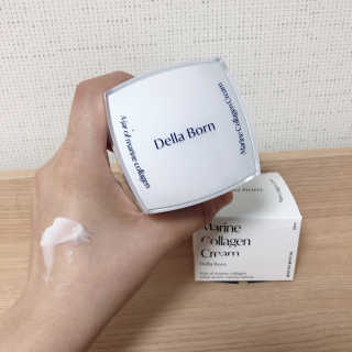 델라본 마린 콜라겐 수분크림 — 5점을 준 리뷰어가 2020년 5월 올린 사용 사진