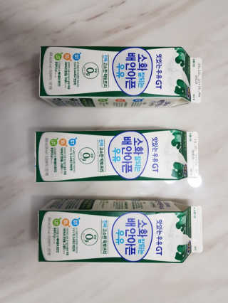 남양유업 맛있는우유GT 소화잘되는 배안아픈우유 3EA — 5점을 준 리뷰어가 2020년 10월 올린 사용 사진