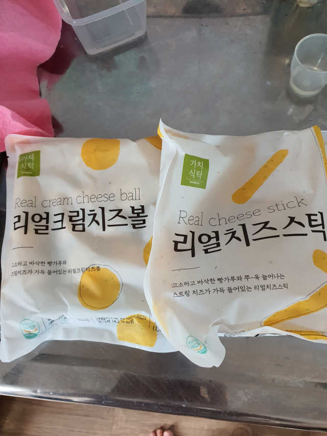 리얼치즈스틱, 리얼크림치즈볼 리뷰 사진