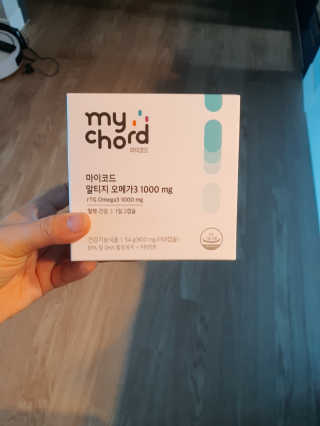 JW중외제약 마이코드 알티지 오메가3 1000 mg — 4점을 준 리뷰어가 2020년 7월 올린 사용 사진