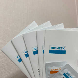 바이오믹 BIOMEEK SENSIMETIC SOOTHING MASK.S — 5점을 준 리뷰어가 2020년 6월 올린 사용 사진