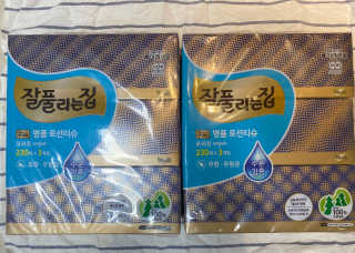잘풀리는집 부드러운 모이스처 보습 미용 티슈 230매 — 5점을 준 리뷰어가 2020년 9월 올린 사용 사진