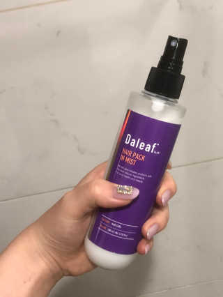 달리프 글램 헤어팩 인미스트 200ml — 5점을 준 리뷰어가 2020년 10월 올린 사용 사진