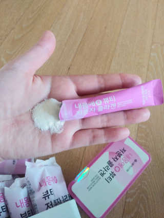 서울약사신협_내몸애뷰티저분자콜라겐_2.5g 50포 — 4점을 준 리뷰어가 2020년 4월 올린 사용 사진