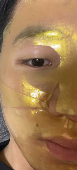 한미려 프리미엄 하이드로겔 마스크 — 5점을 준 리뷰어가 2020년 7월 올린 사용 사진
