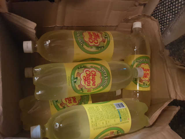 츄파춥스 스파클링 1.5L 레몬라임/사과  2종 6EA 리뷰 사진