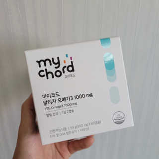 JW중외제약 마이코드 알티지 오메가3 1000 mg — 5점을 준 리뷰어가 2020년 9월 올린 사용 사진
