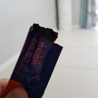 서울약사신협_쁘띠쁘띠타트체리콜라겐_20g x 14포 — 3점을 준 리뷰어가 2020년 12월 올린 사용 사진