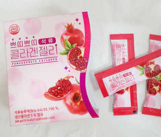 헬스업_쁘띠쁘띠석류콜라겐젤리_20g x 14포 — 5점을 준 리뷰어가 2020년 11월 올린 사용 사진