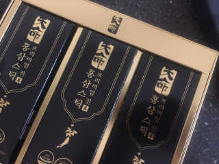 헬스업_천명진프리미엄홍삼스틱_10ml x 30포 — 4점을 준 리뷰어가 2020년 7월 올린 사용 사진