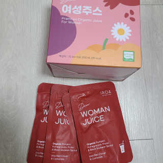 이로아 디어 여성주스_10포 — 5점을 준 리뷰어가 2020년 11월 올린 사용 사진