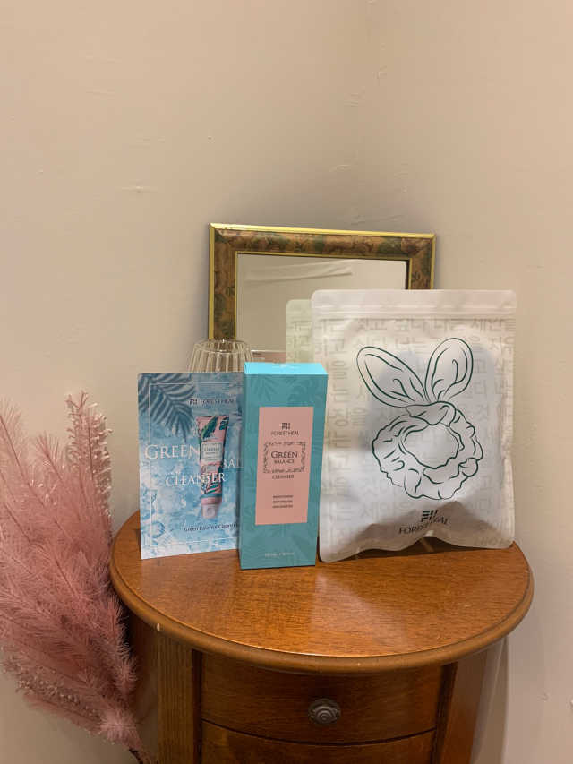 포레스트힐 SS 그린 밸런스 클렌져 100ml + 헤어밴드 리뷰 사진
