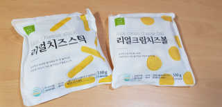 가치식탁 리얼치즈스틱, 리얼크림치즈볼 — 5점을 준 리뷰어가 2020년 8월 올린 사용 사진