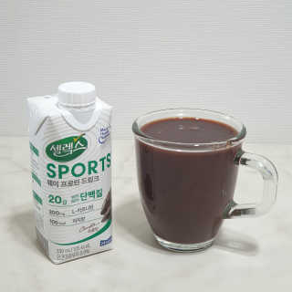 셀렉스스포츠 셀렉스 스포츠 드링크 초콜릿 _ 330ml x 12팩 — 5점을 준 리뷰어가 2020년 11월 올린 사용 사진