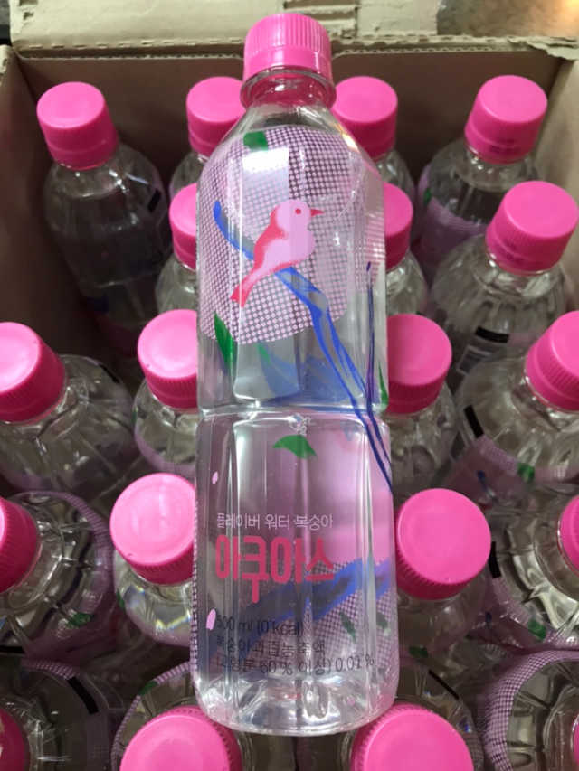 [아쿠아스] 복숭아 플레이버워터 1BOX 20개입 리뷰 사진
