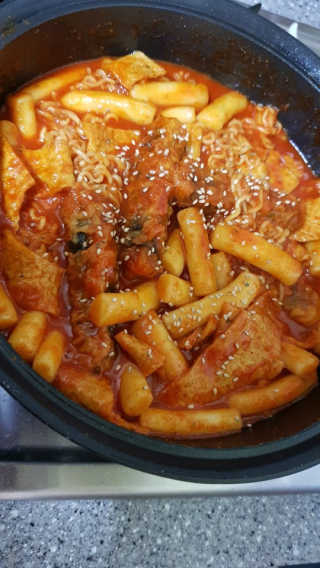 화곡미담 옛날 떡볶이 — 5점을 준 리뷰어가 2020년 5월 올린 사용 사진