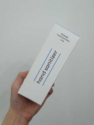 온가족 위생습관, 72스퀘어 손소독제 300ml+30mlx2 구성 — 5점을 준 리뷰어가 2020년 10월 올린 사용 사진