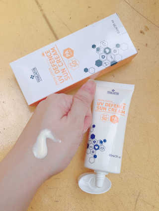 트리티스 SG_[TREATIS] UV Defence Sun Cream — 4.5점을 준 리뷰어가 2020년 12월 올린 사용 사진
