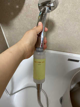 바디빔 비타민 샤워필터 — 4.5점을 준 리뷰어가 2020년 5월 올린 사용 사진