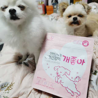 My Pet Care 천연단백질 관절건강에 개좋아 — 5점을 준 리뷰어가 2020년 12월 올린 사용 사진
