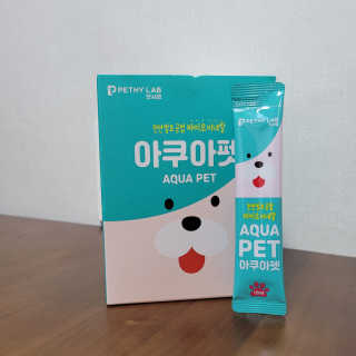 펫시랩 반려견용 액상 프리바이오틱스 아쿠아펫 — 5점을 준 리뷰어가 2020년 11월 올린 사용 사진