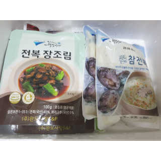 바다는다웰빙이다 완도사랑 전복죽 250g - 2팩 + 전복장조림 2팩 — 4점을 준 리뷰어가 2020년 8월 올린 사용 사진