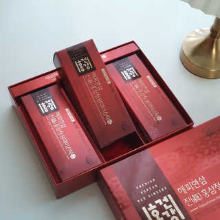홍건강 해피한삼 진 홍삼정 원데이스틱 10g x 30포 — 5점을 준 리뷰어가 2020년 5월 올린 사용 사진