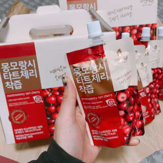 자연에온 몽모랑시 타트체리 착즙 100mL 10개입 2BOX — 5점을 준 리뷰어가 2020년 11월 올린 사용 사진
