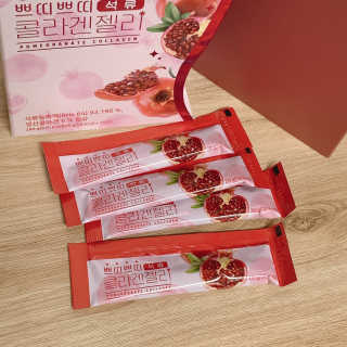 헬스업_쁘띠쁘띠석류콜라겐젤리_20g x 14포 — 5점을 준 리뷰어가 2020년 12월 올린 사용 사진