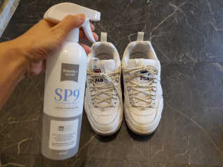 SP9 스프레이형 프리미엄 살균소독제 500ml+100ml — 5점을 준 리뷰어가 2020년 12월 올린 사용 사진