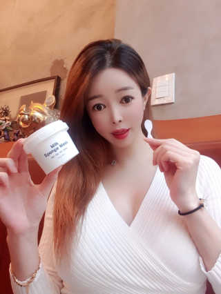 리더스코스메틱 리더스 밀크 스폰지 마스크 — 5점을 준 리뷰어가 2020년 10월 올린 사용 사진