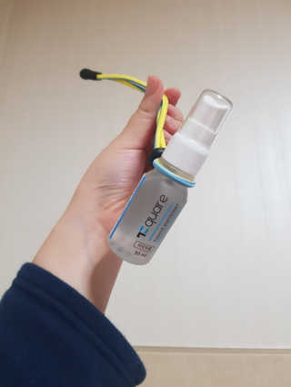온가족 위생습관, 72스퀘어 손소독제 300ml+30mlx2 구성 — 5점을 준 리뷰어가 2020년 10월 올린 사용 사진