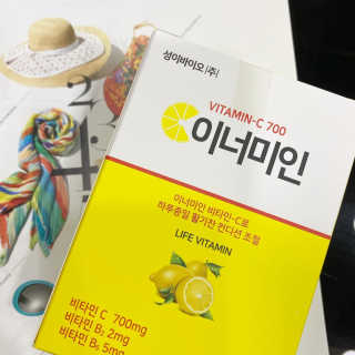이너미인 VITAMIN-C 700 — 5점을 준 리뷰어가 2020년 8월 올린 사용 사진