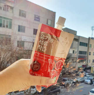 자연에온 유기농 석류 착즙 100mL 10개입 2BOX — 4.5점을 준 리뷰어가 2020년 11월 올린 사용 사진