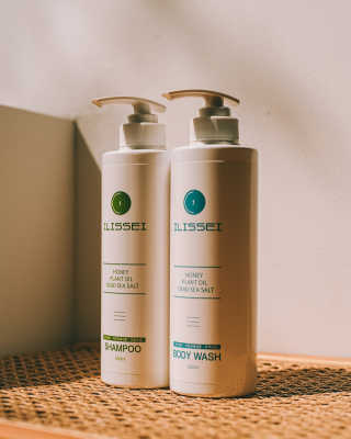 일리세이 허니 샴푸 500ml + 허니 바디워시 500ml 세트 — 4.5점을 준 리뷰어가 2020년 4월 올린 사용 사진