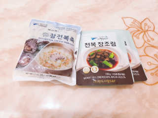 바다는다웰빙이다 완도사랑 전복죽 250g - 2팩 + 전복장조림 2팩 — 5점을 준 리뷰어가 2020년 11월 올린 사용 사진