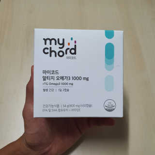 JW중외제약 마이코드 알티지 오메가3 1000 mg — 5점을 준 리뷰어가 2020년 7월 올린 사용 사진