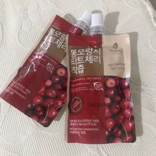 자연에온 몽모랑시 타트체리 착즙 100mL 10개입 2BOX — 5점을 준 리뷰어가 2020년 10월 올린 사용 사진