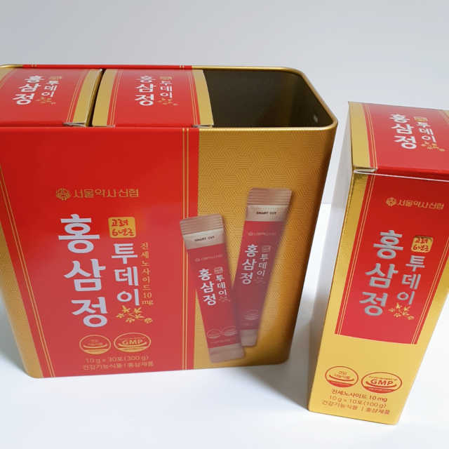 서울약사신협_투데이홍삼정_틴케이스_10g x 30포 리뷰 사진