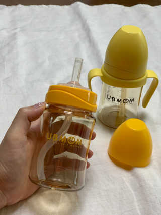 유비맘 PPSU 젖병 노꼭지_200ml_컬러 랜덤 발송 — 5점을 준 리뷰어가 2020년 7월 올린 사용 사진