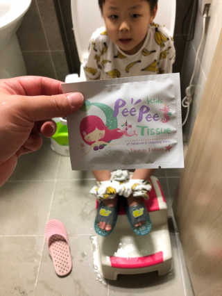코리인제이아일랜드 키즈 피피티슈  Kids Pee Pee Tissue — 5점을 준 리뷰어가 2020년 11월 올린 사용 사진