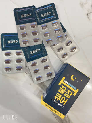 조은약초 꿀잠큐어 제주 감태추출물 감태정 600mg — 5점을 준 리뷰어가 2020년 4월 올린 사용 사진