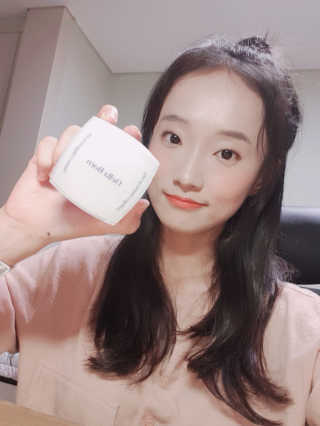 델라본 마린 콜라겐 수분크림 — 5점을 준 리뷰어가 2020년 7월 올린 사용 사진