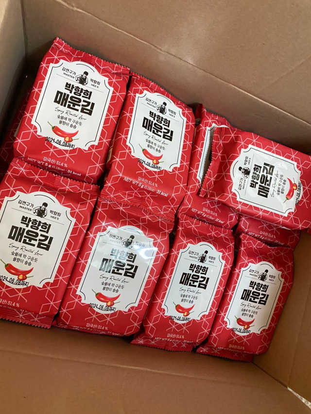 박향희 불향솔솔 전통김 or 매운김 리뷰 사진