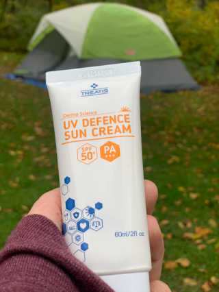 트리티스 US [TREATIS] UV Defence Sun Cream PA+++ / SPF50+ — 5점을 준 리뷰어가 2020년 10월 올린 사용 사진
