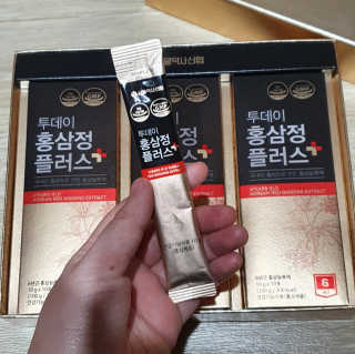 서울약사신협_투데이홍삼정플러스스틱_10g x 30포 — 5점을 준 리뷰어가 2020년 12월 올린 사용 사진
